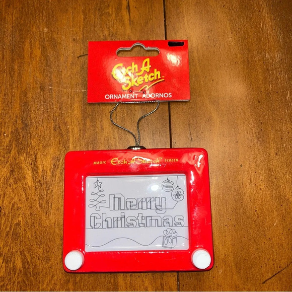 NWT Ruz Magic Etch A Sketch  Miniature Christmas Tree Ornament - 2023 - Picture 1 of 3